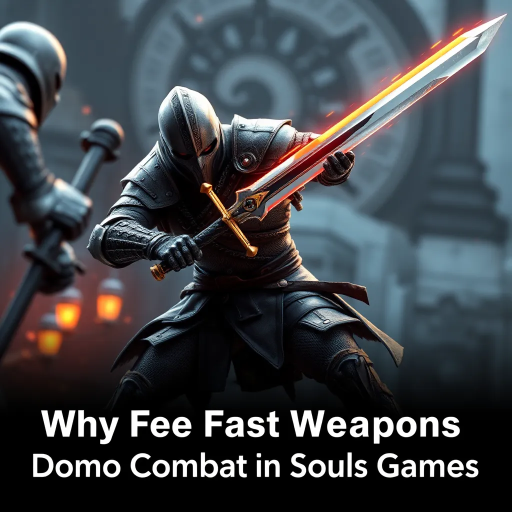 Why Fast Weapons Dominate Combat in Souls Games : LevelUpTalk