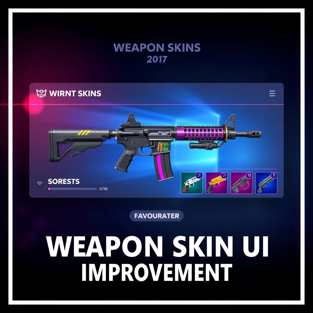 Improving UI for Efficient Weapon Skin Browsing : LevelUpTalk