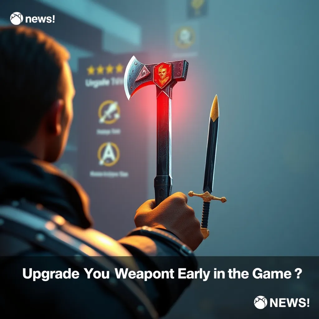 Upgrade Weapon Should You Upgrade Your Weapon Early in the Game? : LevelUpTalk