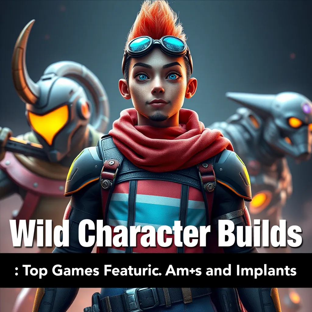 Top Games Featuring Wild Character Builds and Implants : LevelUpTalk
