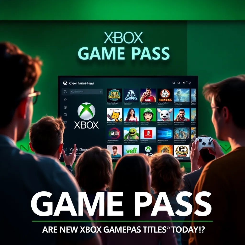 Are New Xbox Game Pass Titles Coming Today or Next Week? : LevelUpTalk