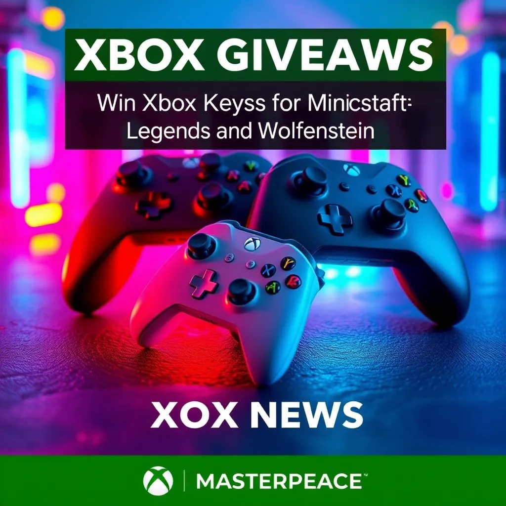 Win Xbox Keys for Minecraft Legends and Wolfenstein II : LevelUpTalk